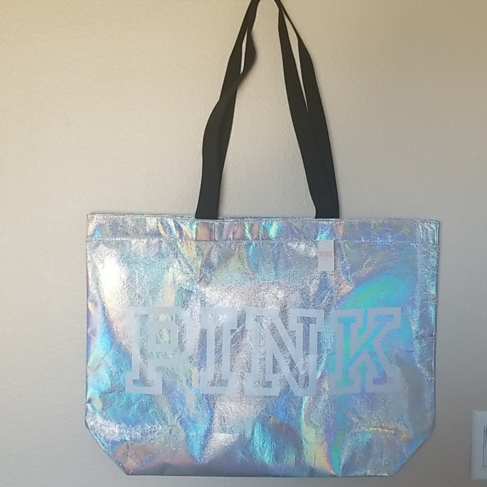 Pink Chrome Tote
